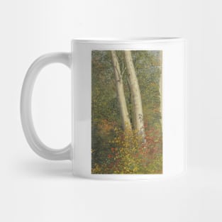 Birch Trees in Autumn by Frederic Edwin Church Mug